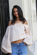 Liv Blouse Beige