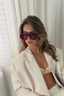 Sammy Sunglasses Burgundy Red