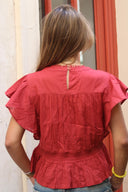 Zarah Blouse Red