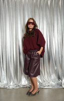 Noami T-shirt Burgundy