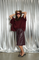 Noami T-shirt Burgundy