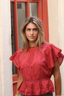 Zarah Blouse Red