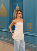 Marie Top White