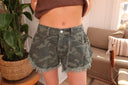 Kiki Short Camo Print